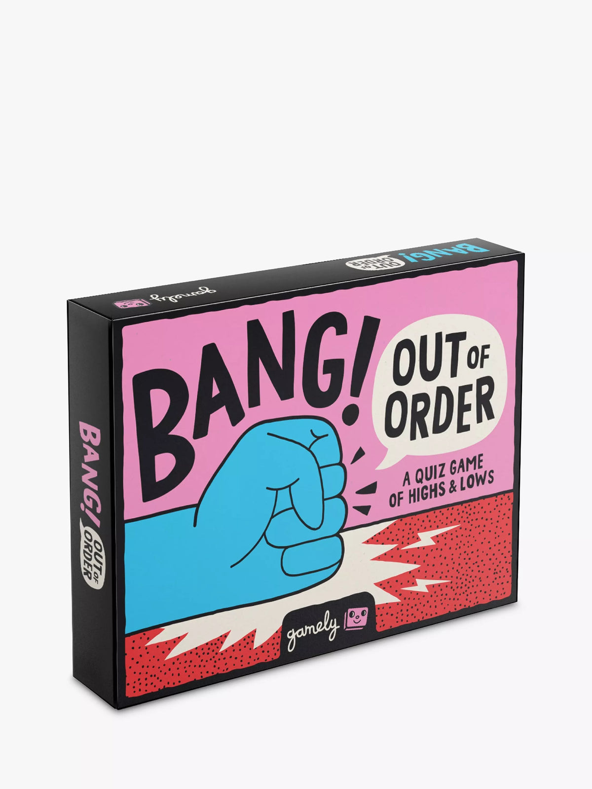 Gamely Bang Out of Order family trivia game, UK version