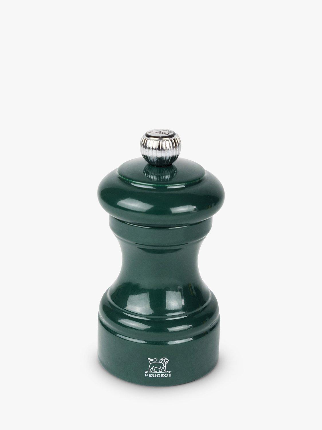 Peugeot beech wood salt and pepper mill gift set 10cm ivory forest green, imported from the UK