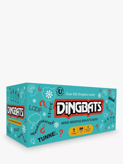 Gibsons Dingbats Word Game Classic Puzzle Cards 300 Challenges Ages 10+