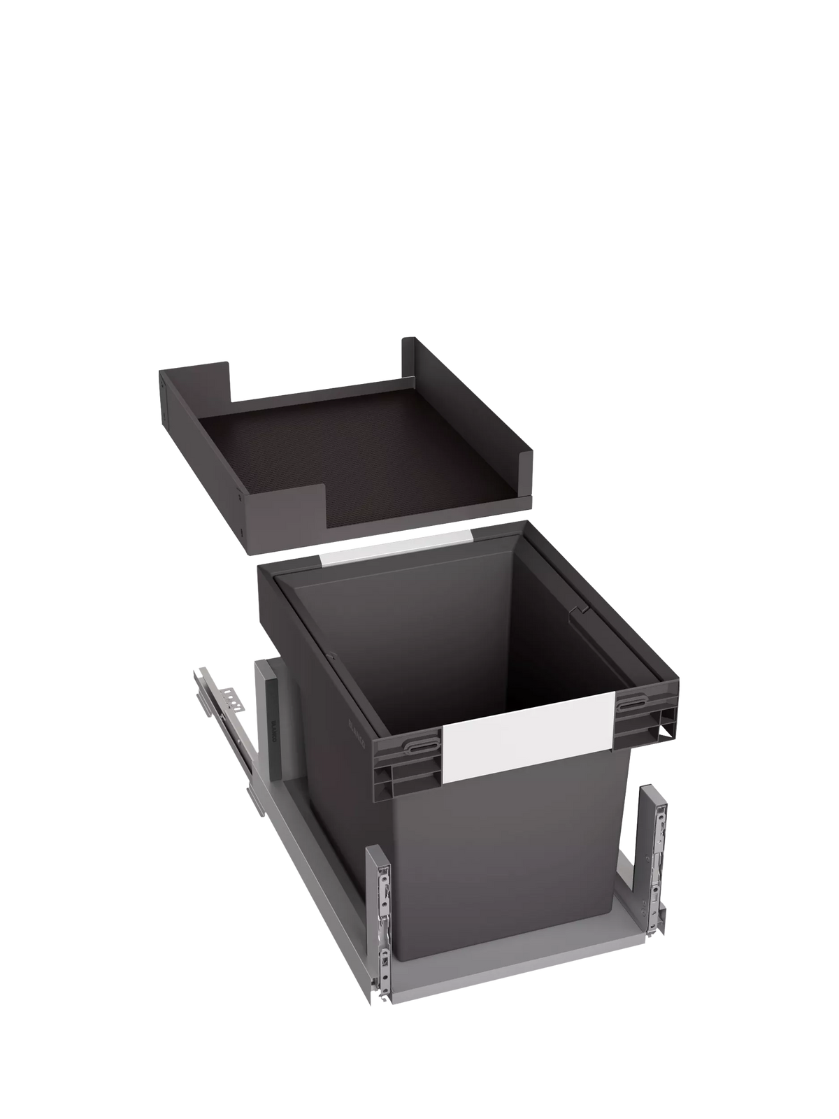 BLANCO under counter pull-out kitchen bin dark grey 30L - British product