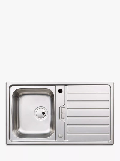 Abode Neron Inset Stainless Steel Kitchen Sink with Drainer