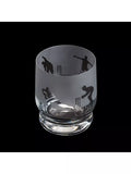 Dartington Crystal Cricket Etched Glass Tumbler Clear 350ml - British product