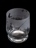 Dartington Crystal etched glass tumbler clear 350ml - British product