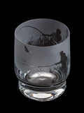 Dartington Crystal etched glass tumbler clear 350ml - British product