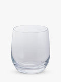 Dartington Crystal clear wine and bar tumbler glass set of 2, 370ml - British product
