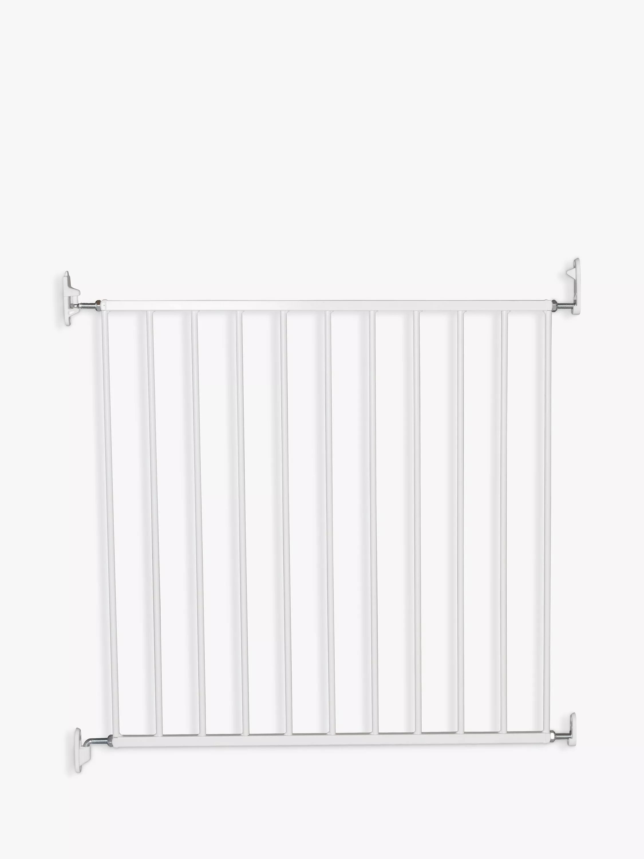BabyDan No Trip Wall-Mounted Single Panel Safety Gate, 72-78.5cm, White - McGrocer