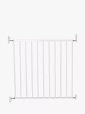 BabyDan No Trip Wall-Mounted Single Panel Safety Gate, 72-78.5cm, Pack of 2, White - McGrocer