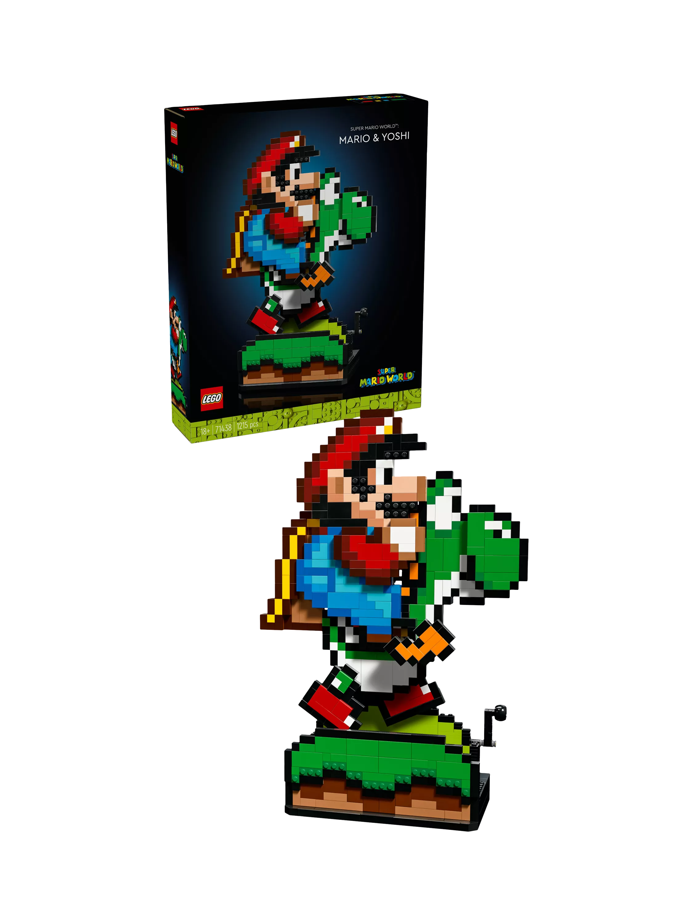 LEGO Super Mario World Mario & Yoshi set for adults, UK version