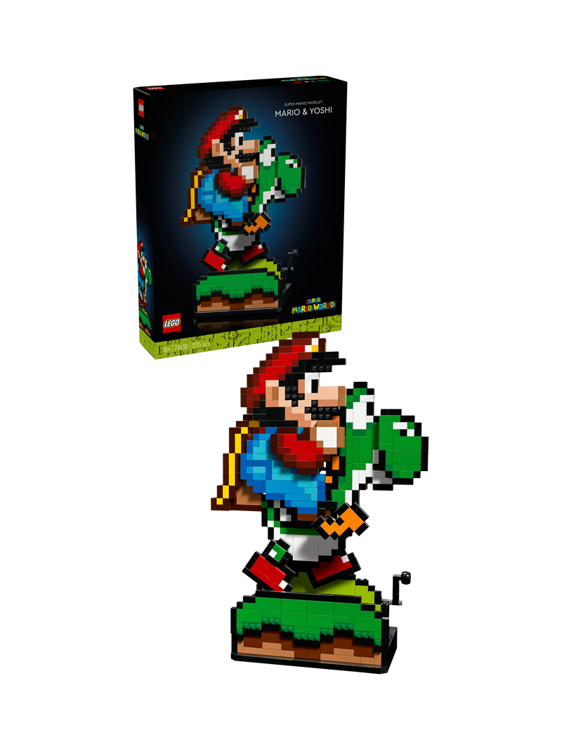 LEGO Super Mario World Mario & Yoshi set for adults, UK version