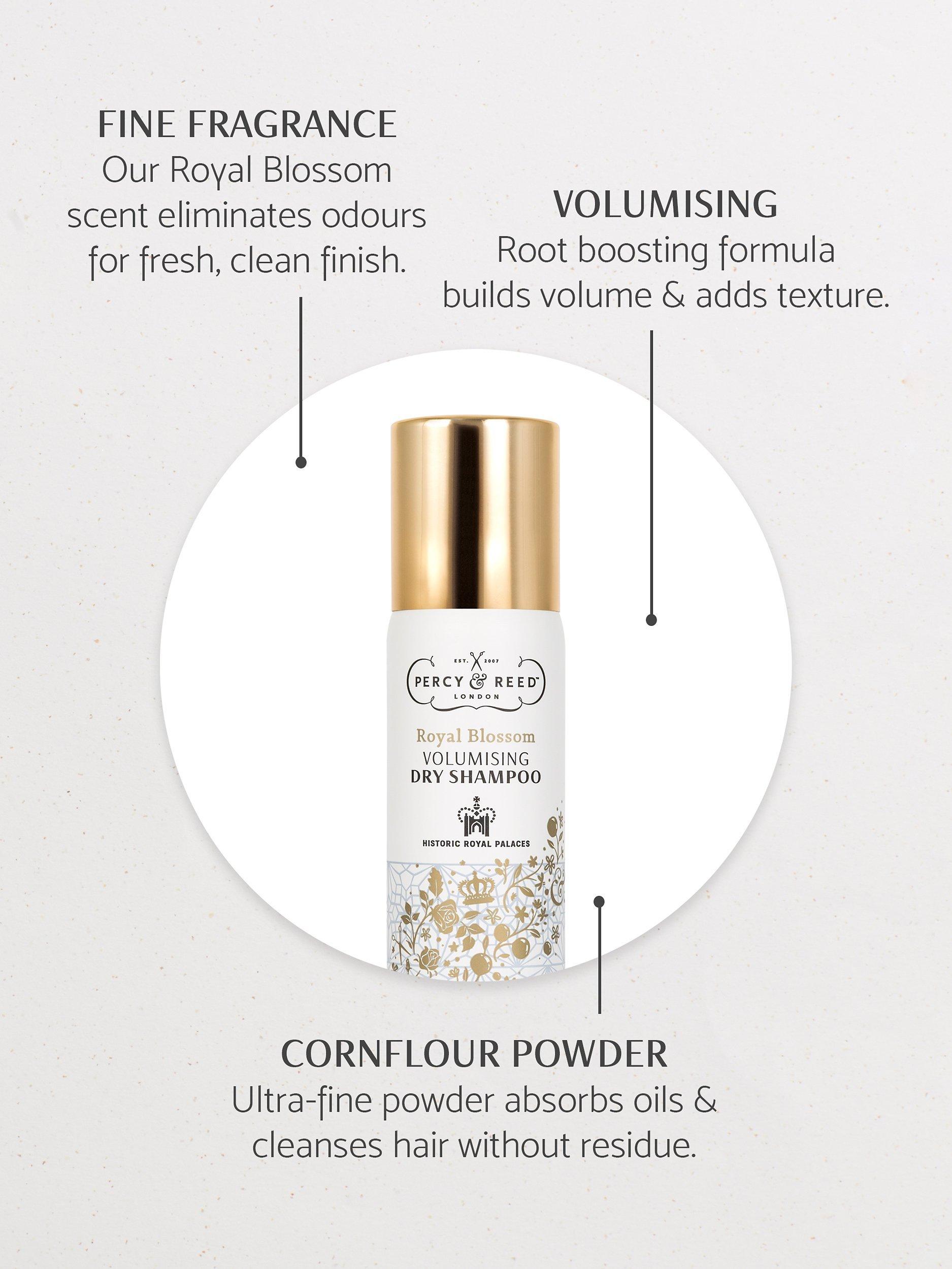 Percy Reed Royal Blossom Volumising Dry Shampoo 50ml, imported from the UK