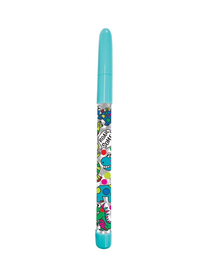 Rachel Ellen glitter dinosaur ballpoint pen, imported from the UK