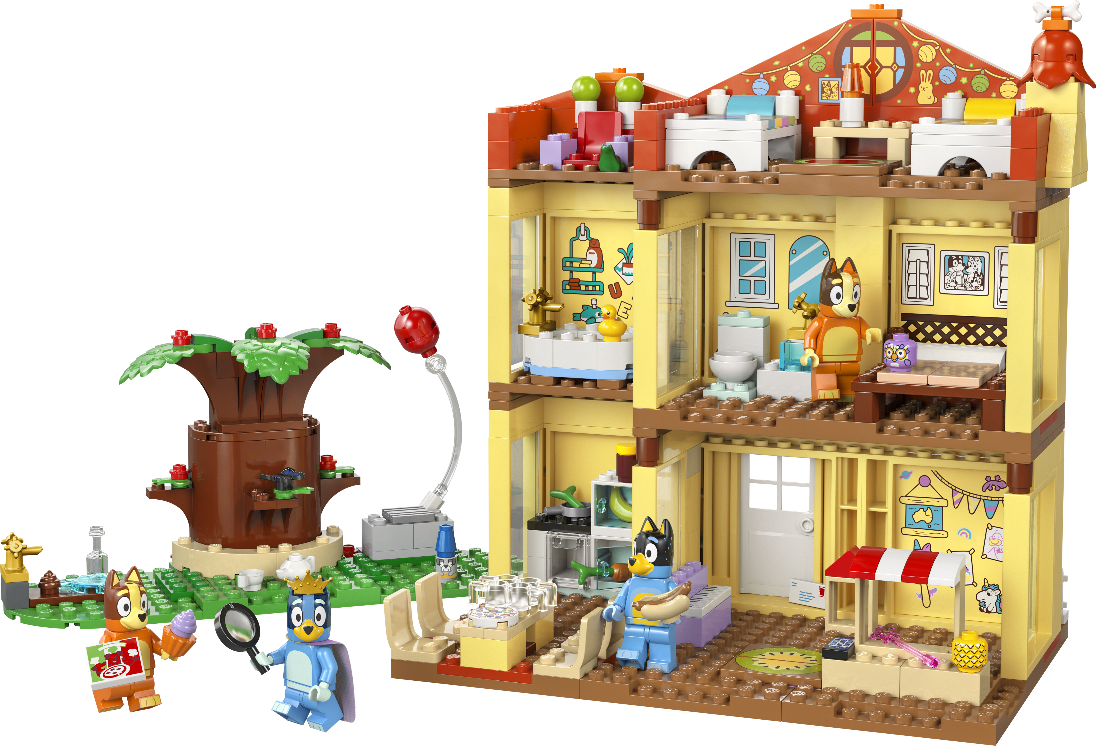 LEGO Bluey's Family House Playset 382 Pieces - British product