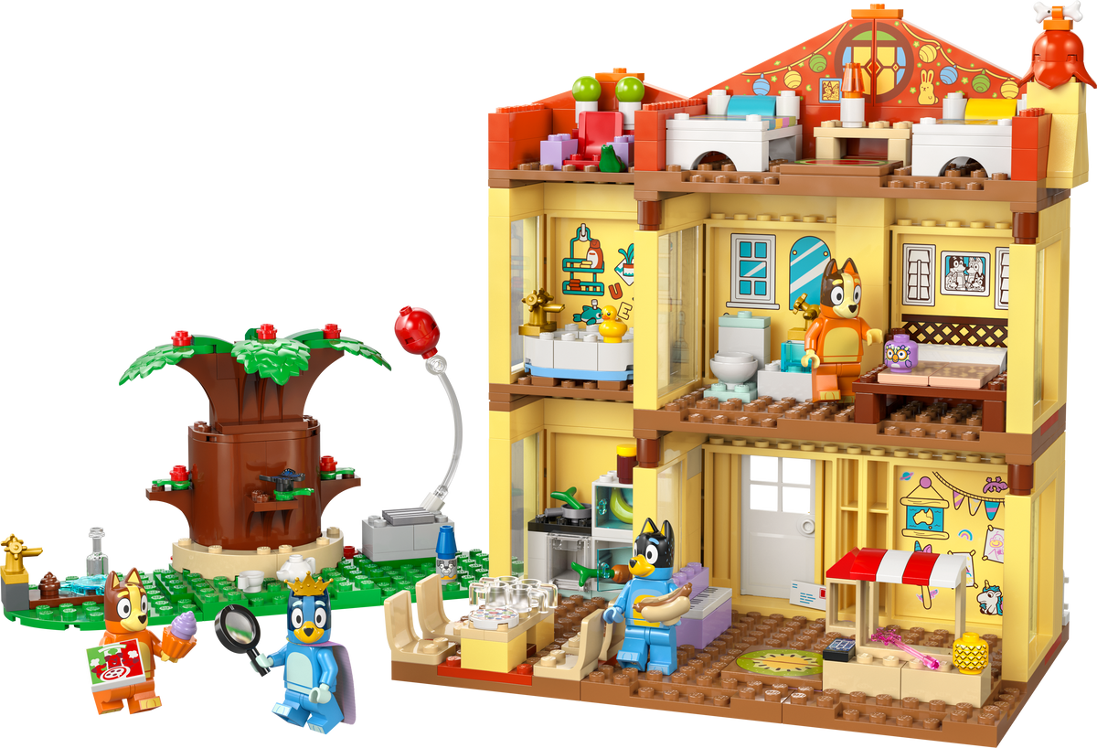 LEGO Bluey's Family House Playset 382 Pieces - British product