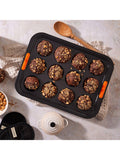 Le Creuset carbon steel toughened non-stick muffin tray 12 cup, UK version