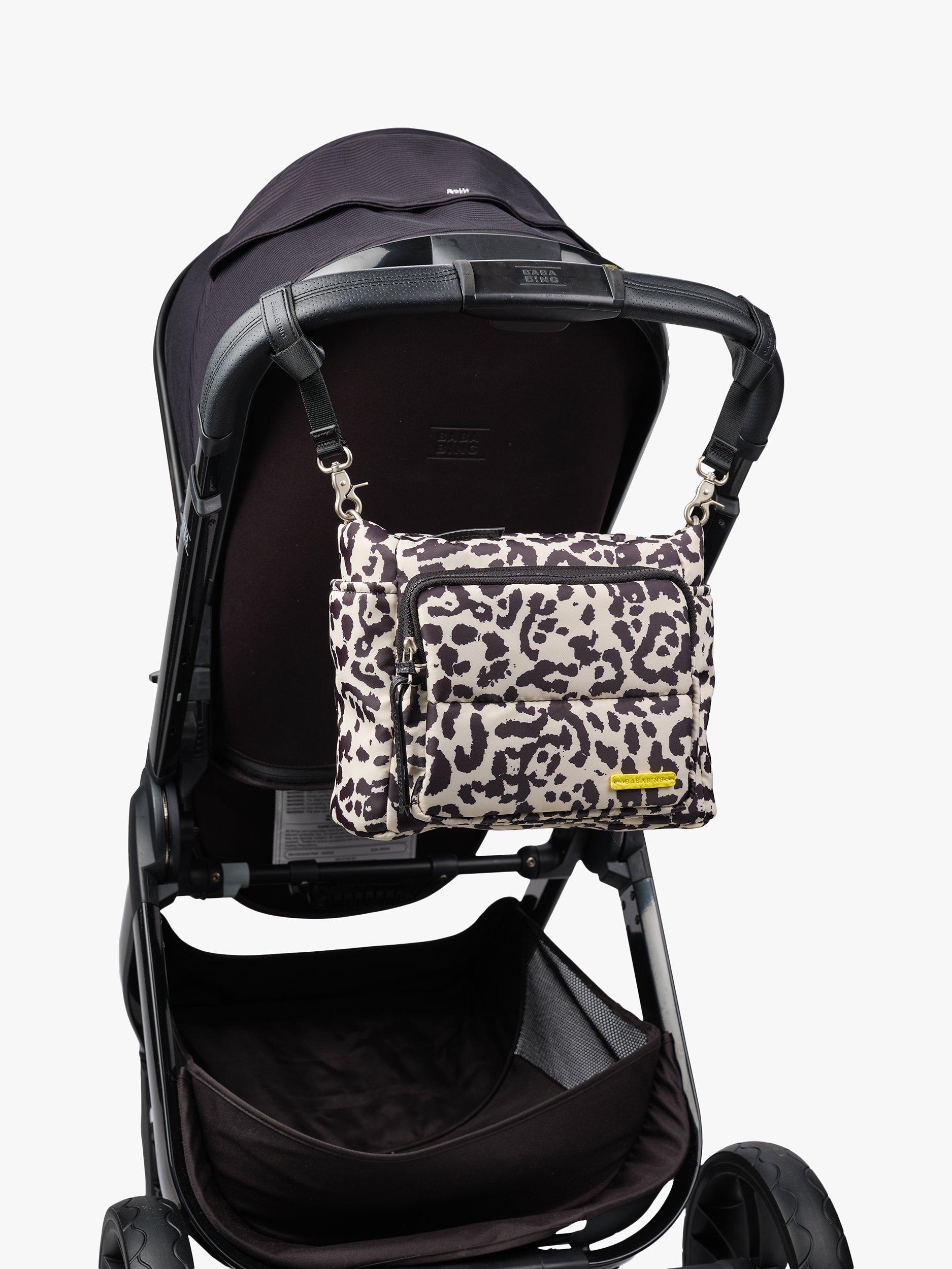 BabaBing compact changing bag with leopard print design - British product