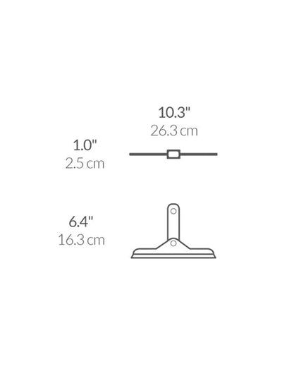Simplehuman Raclette pliante pour le nettoyage du verre