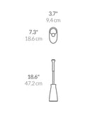 Simplehuman magnetic toilet brush (British brand)