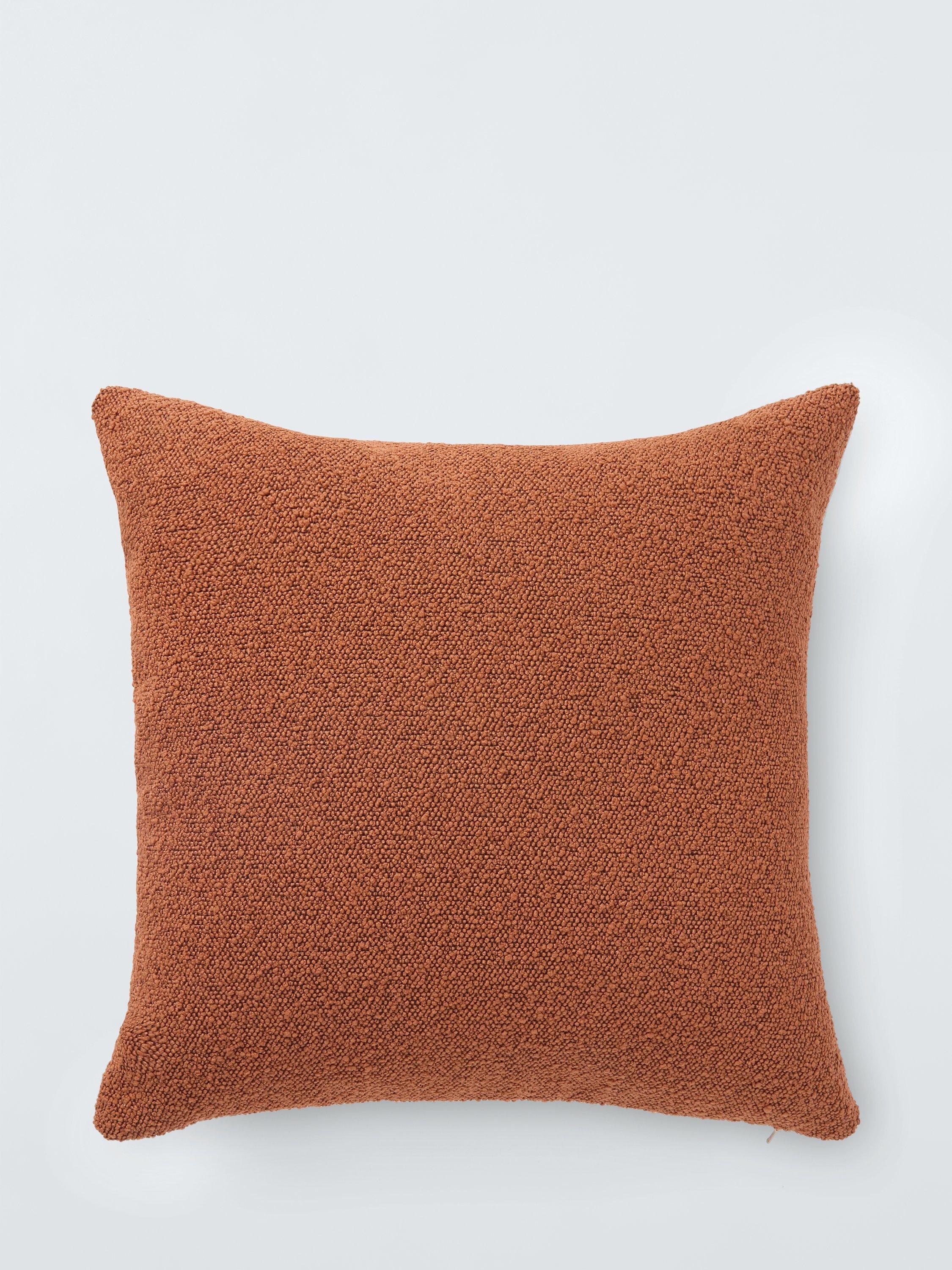 John Lewis square boucle fabric cushion for sofas and armchairs, UK version