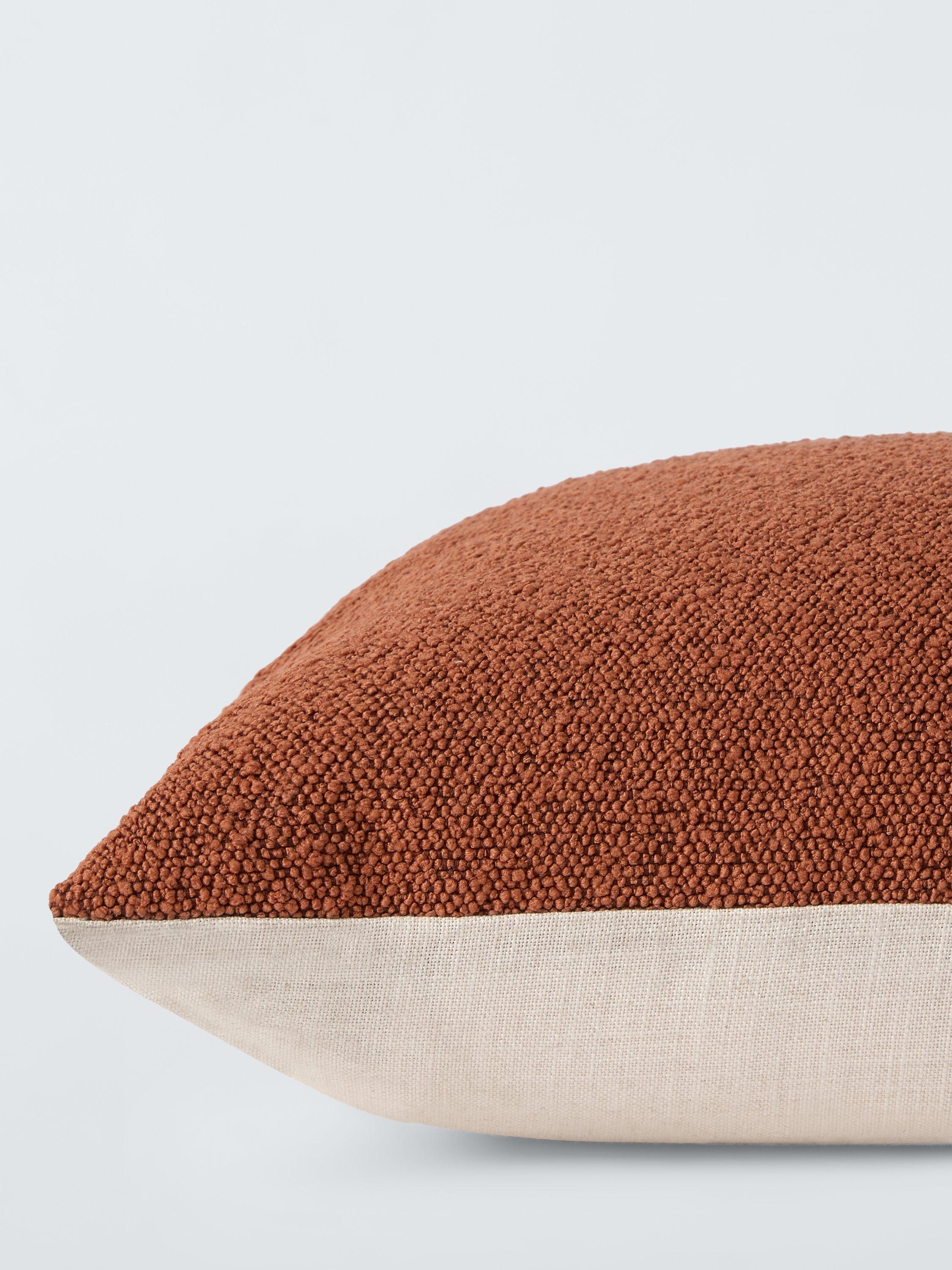 John Lewis square boucle fabric cushion for sofas and armchairs, UK version