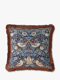 William Morris At Home Strawberry Thief square cushion 50cm (British brand)