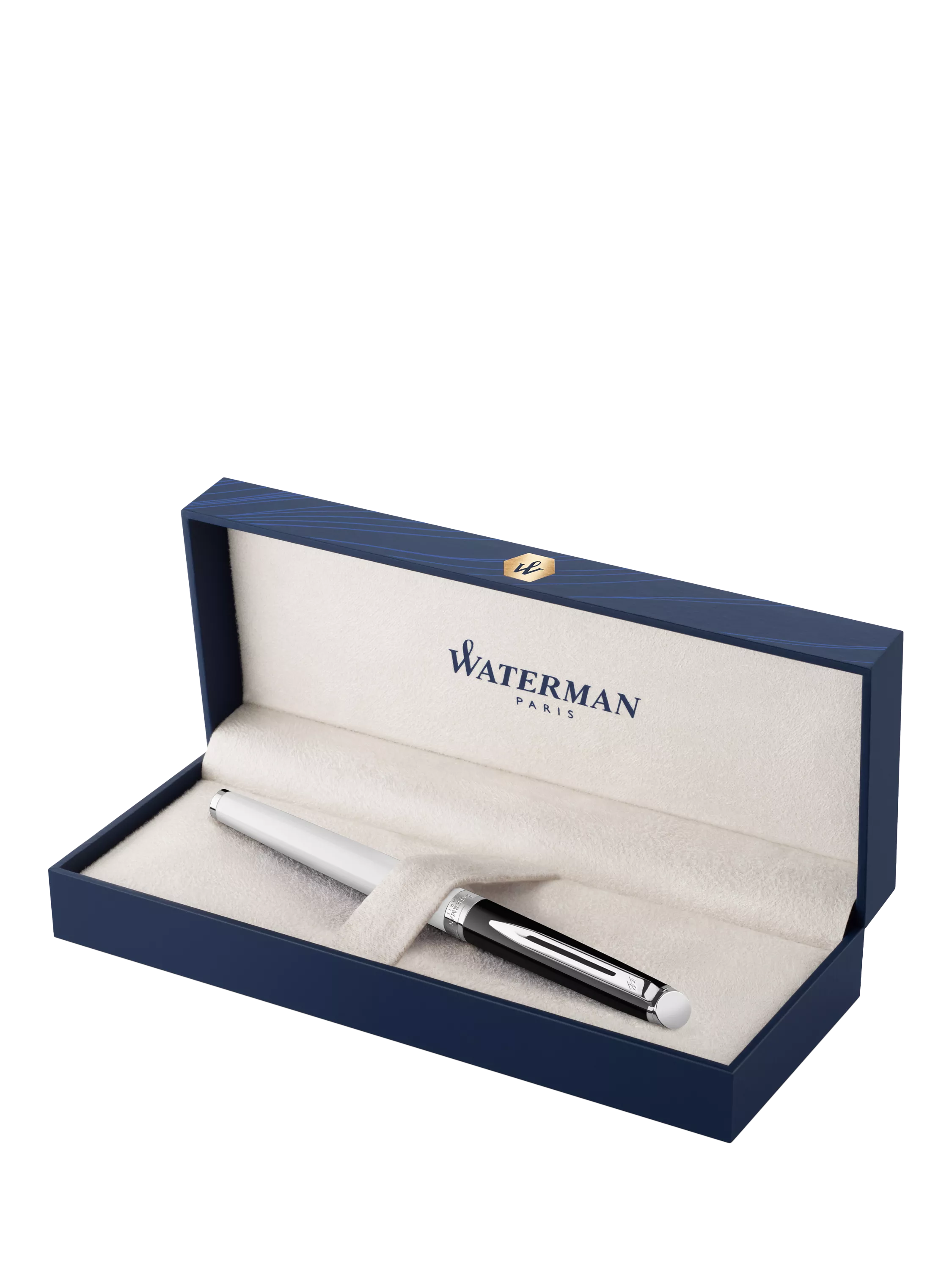Waterman Hemisphere Colour Blocking Rollerball Pen, Black - McGrocer