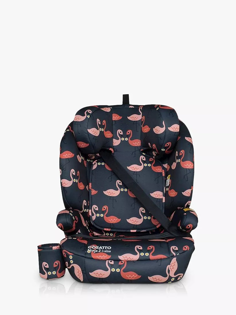 Cosatto Pretty Flamingo i-Size car seat for children 100-150cm - British product