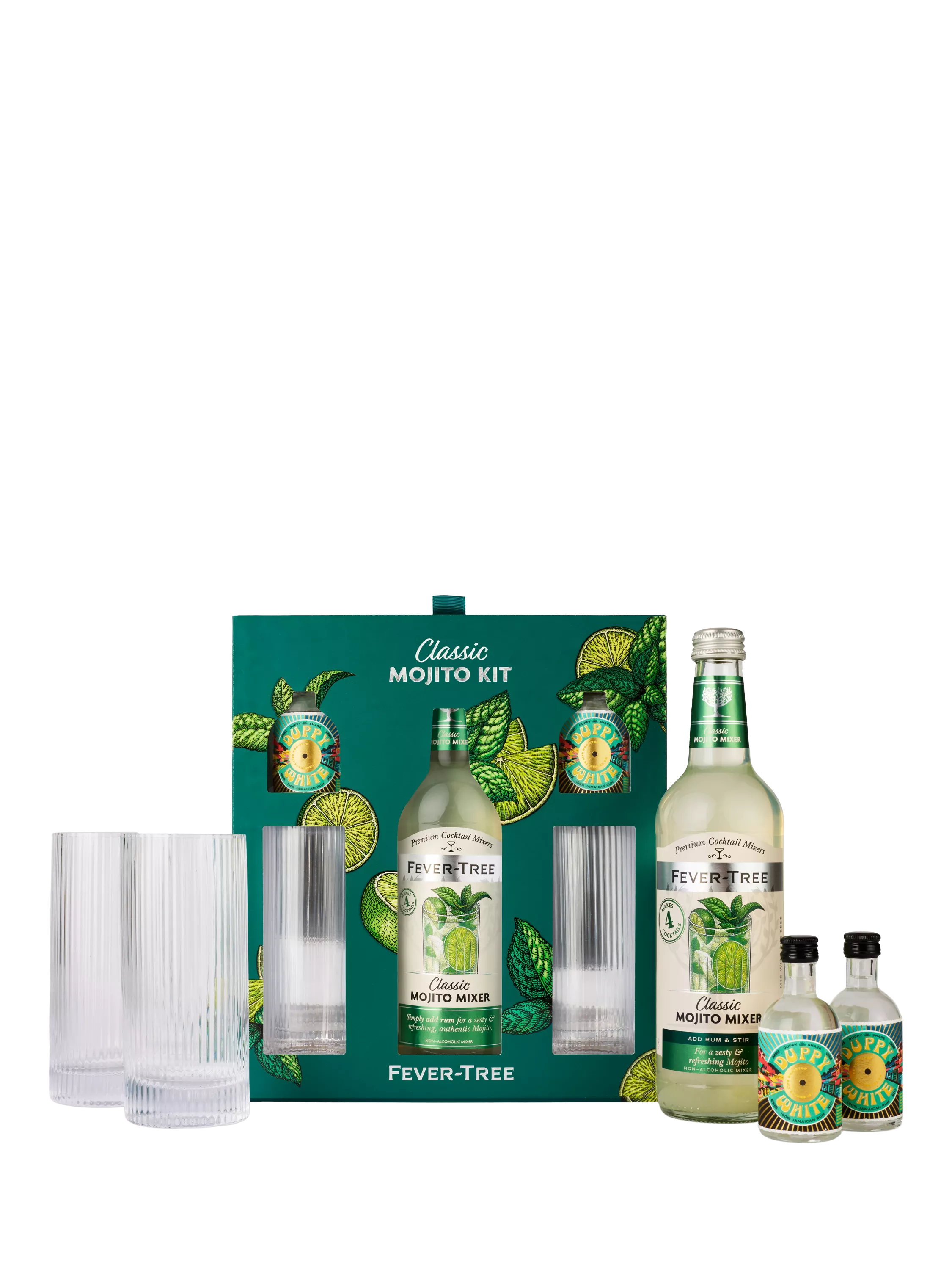 Fever-Tree mojito cocktail set with rum and mixer, 50cl - British product