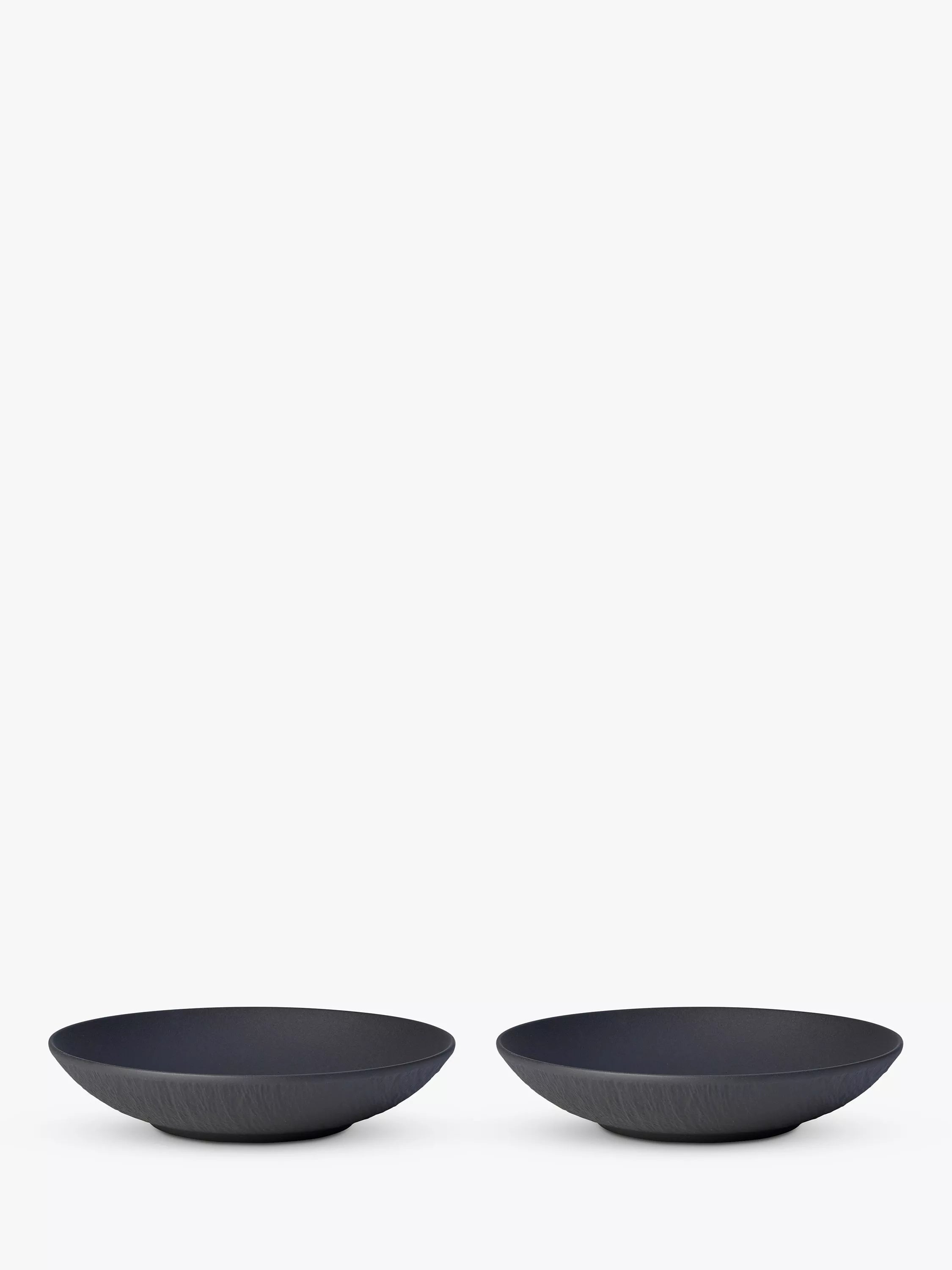 Villeroy & Boch porcelain flat bowl set of 2, 23.5cm (British brand)