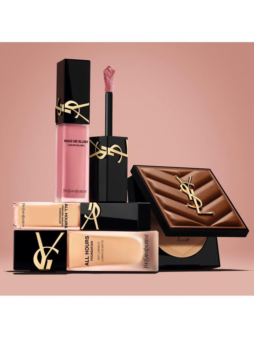 Yves Saint Lauren liquid blush makeup for a natural flush (British brand)