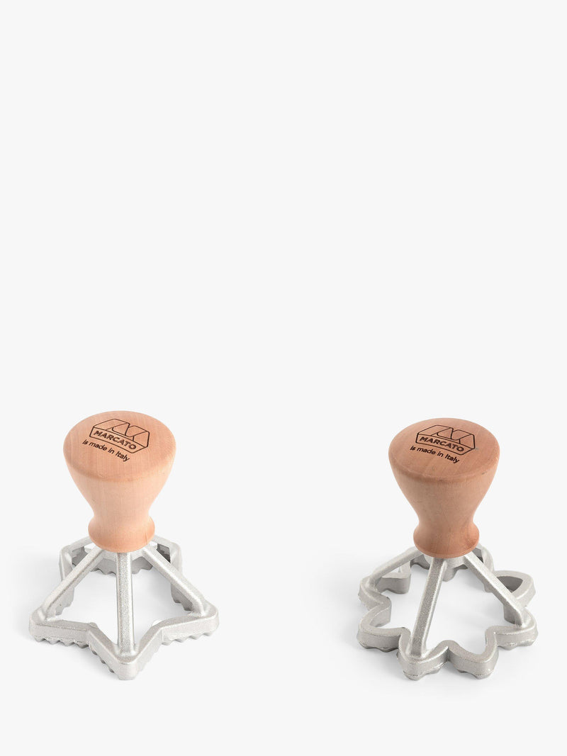 Marcato Cookie Cutters Star Flower Set of 2, imported from the UK
