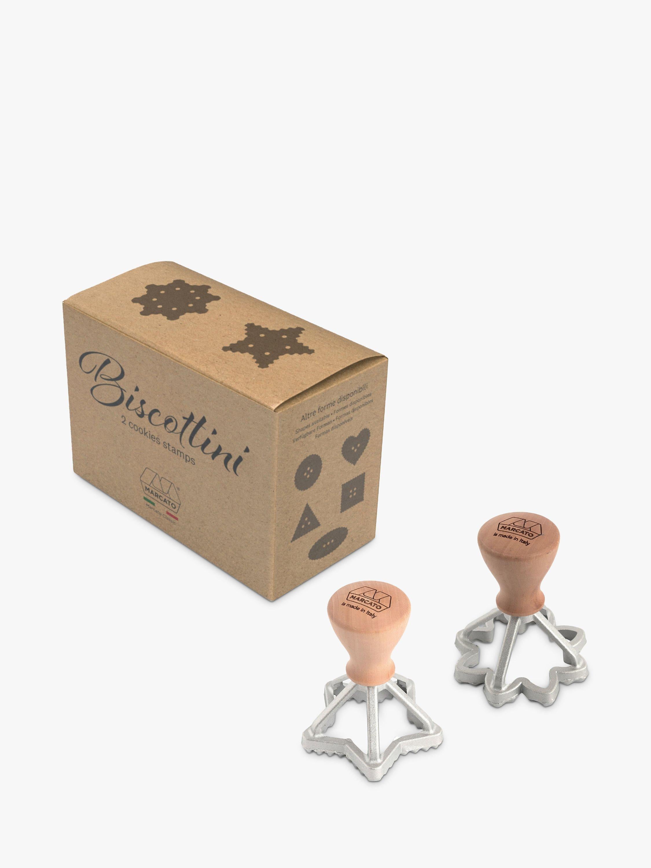 Marcato Cookie Cutters Star Flower Set of 2, imported from the UK