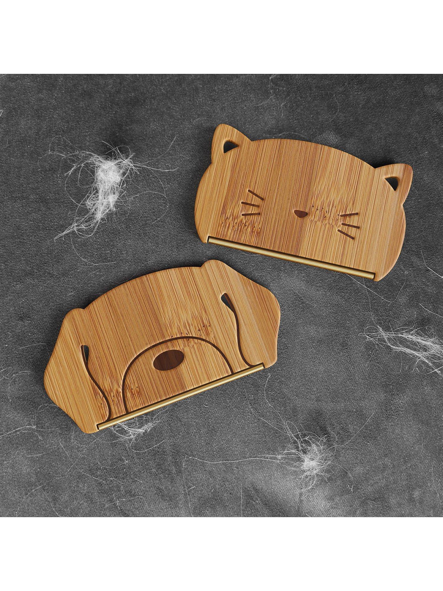 Pikkii bamboo cat hair remover tool, imported from the UK