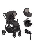 Joie Baby Versatrax Pushchair, Ramble XL Carrycot, i-Snug Car Seat and i-Base On the Go Encore Bundle - McGrocer