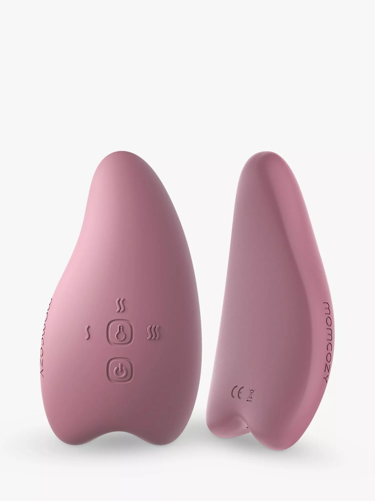 Momcozy warming lactation massager with vibration and heat settings, single unit, imported from the UK