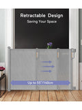 Momcozy retractable baby gate for openings up to 55 inches, imported from the UK