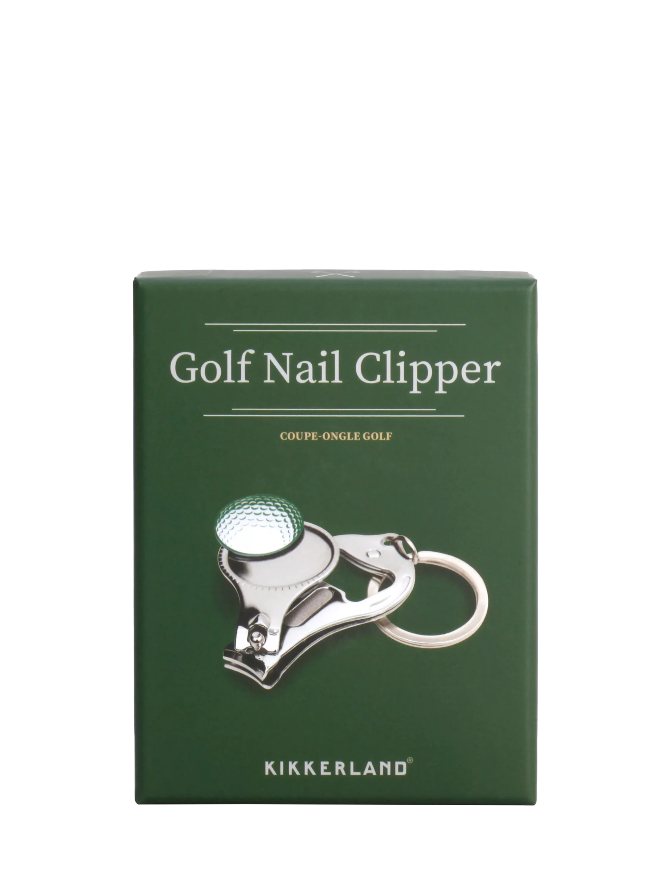 Kikkerland Golf multi-purpose nail clipper set, imported from the UK