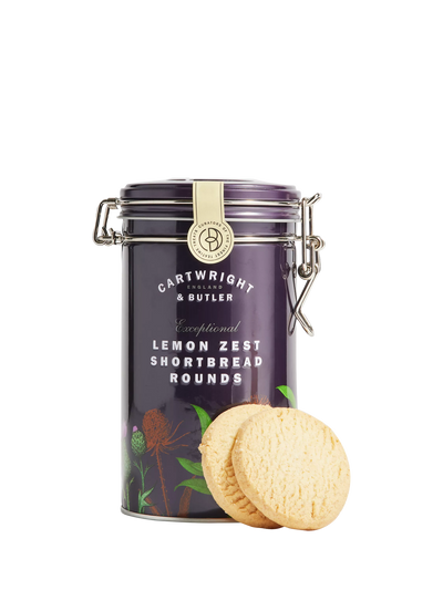 Lemon Shortbread Biscuits in Tin, 200g