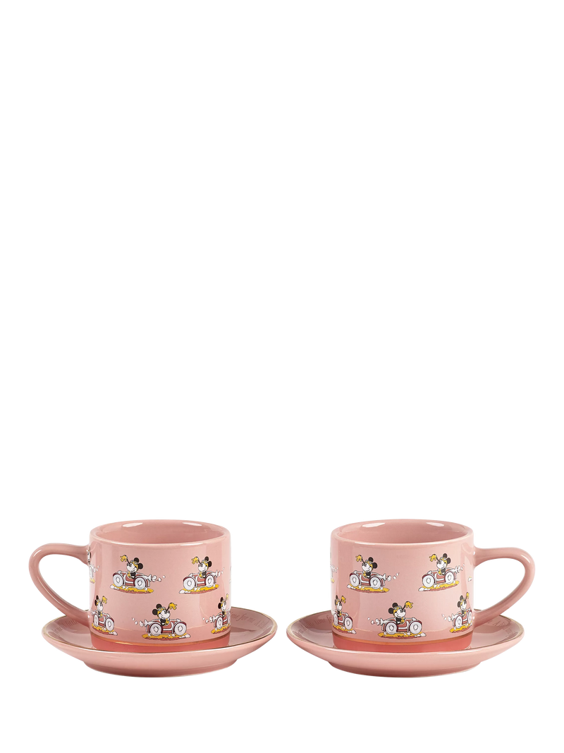 Disney Home Sanderson Minnie Mouse Espresso Set in Multi Colors - British product