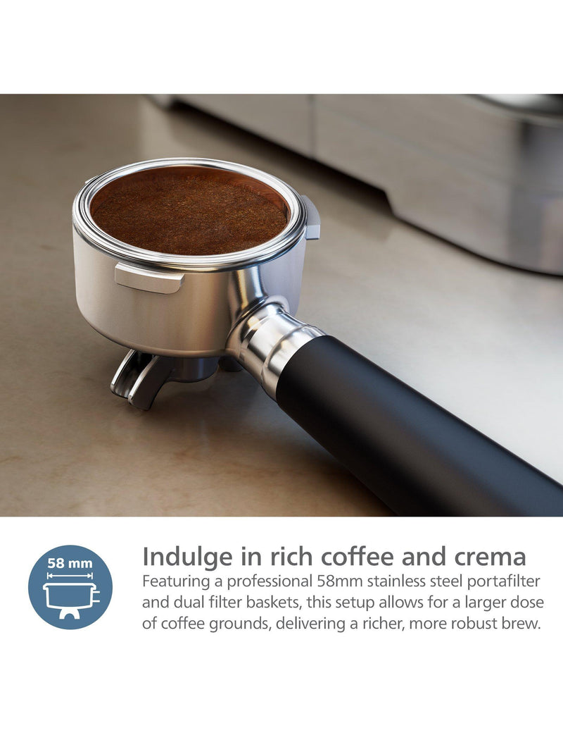 Philips Barista Brew espresso machine Black, imported from the UK