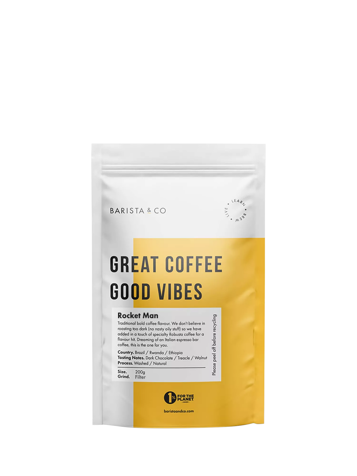 Barista & Co Rocket Man Filter Coffee , 200g