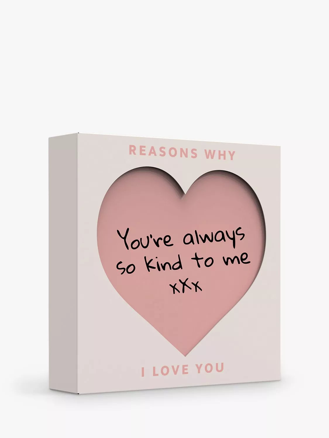 Pikkii Reasons Why I Love You notecards with slide box, imported from the UK