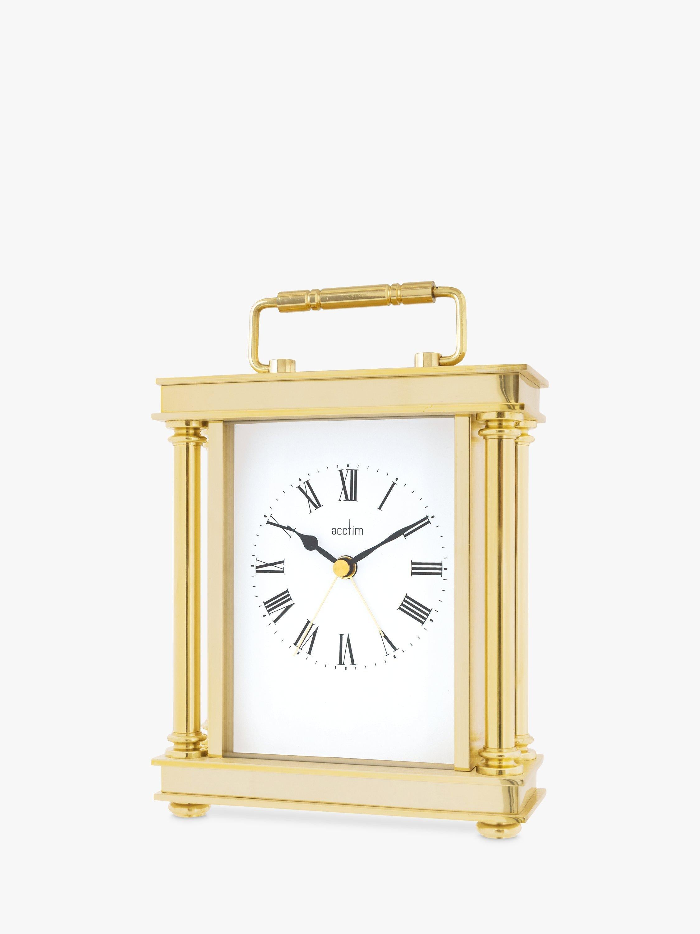 Acctim Marlow gold carriage clock - British product