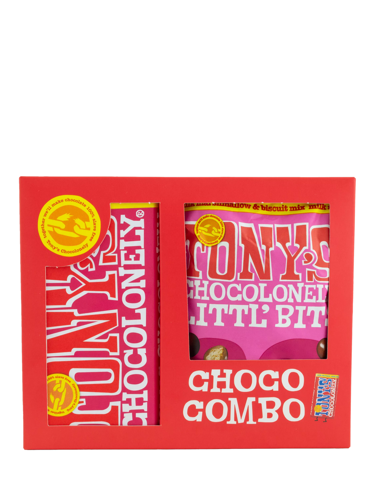 Tony's Chocolonely Littl' Bits chocolate and marshmallow gift pack 280g (British brand)