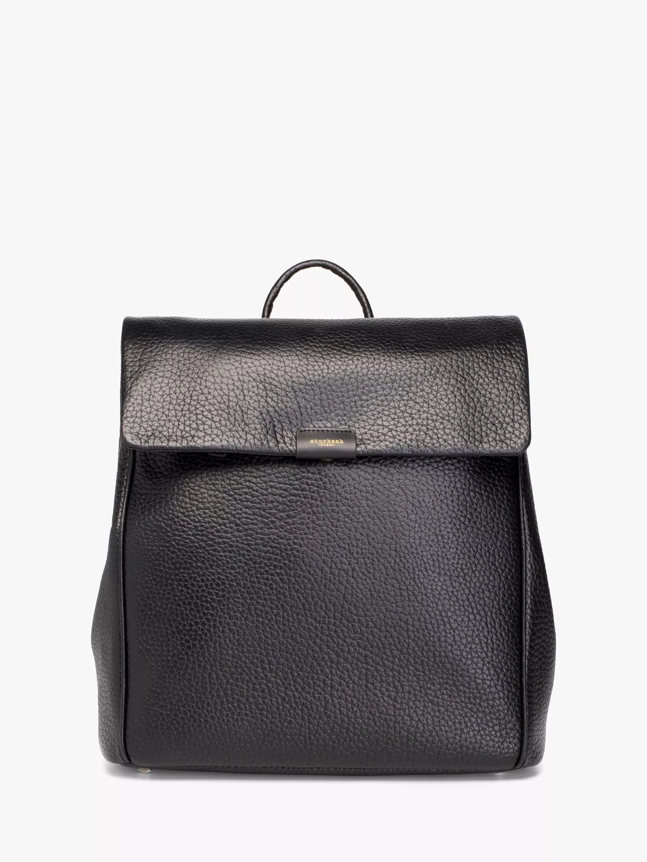 Storksak St James Backpack Changing Bag, Black - McGrocer