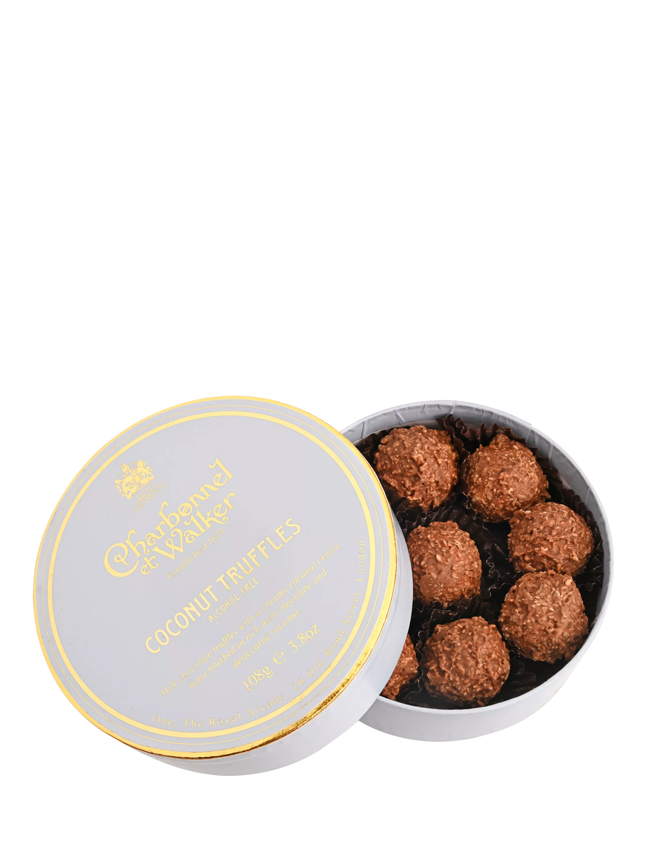 Charbonnel et Walker coconut truffles 108g - British product