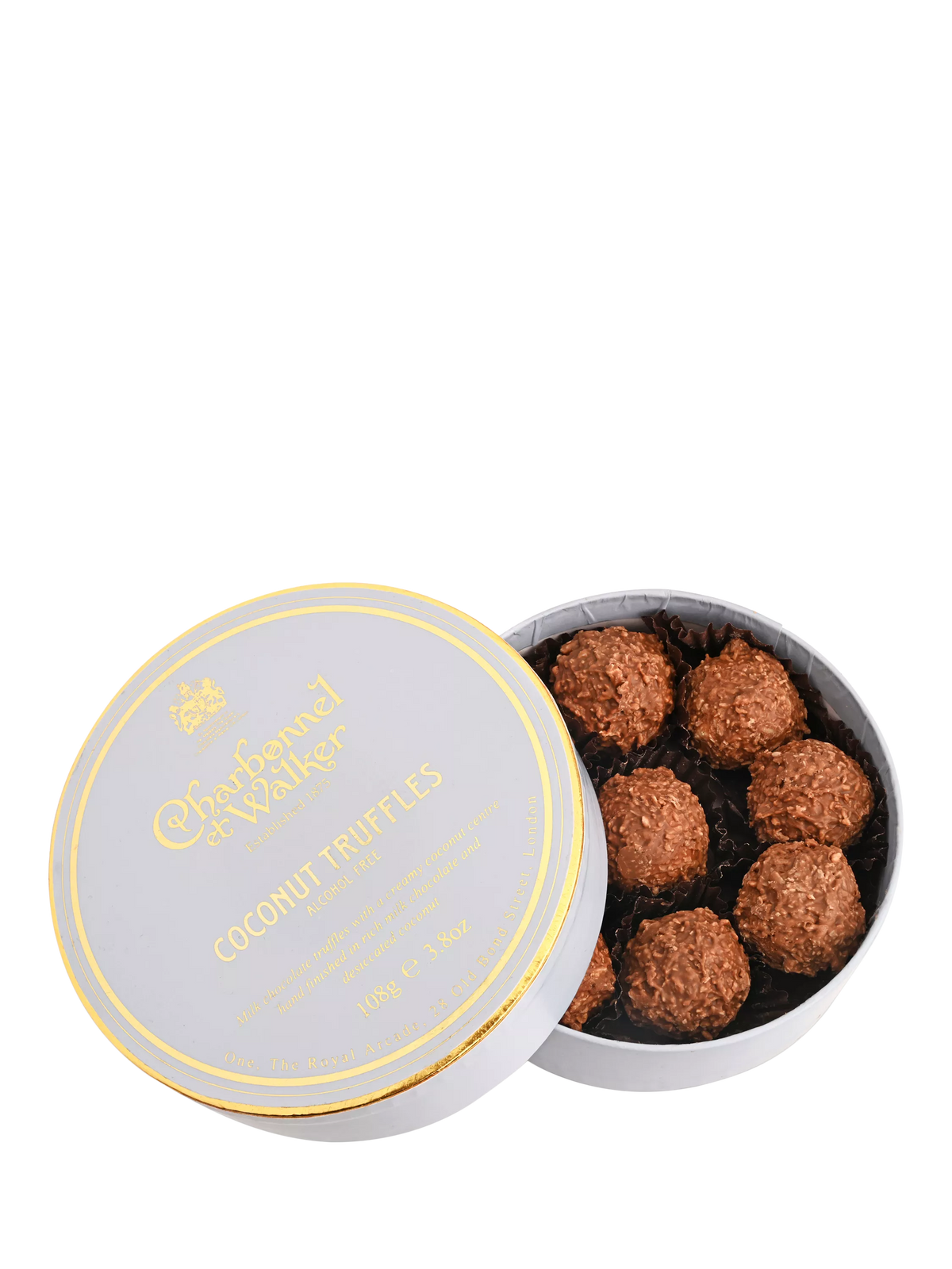 Charbonnel et Walker coconut truffles 108g - British product