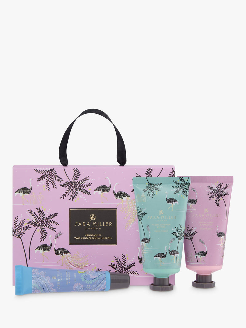 Sara Miller Lip Balm and Hand Cream Set Assorted Scents (British brand)