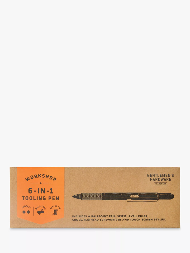 Gentlemen's Hardware 6-in-1 multi-tool pen, UK version