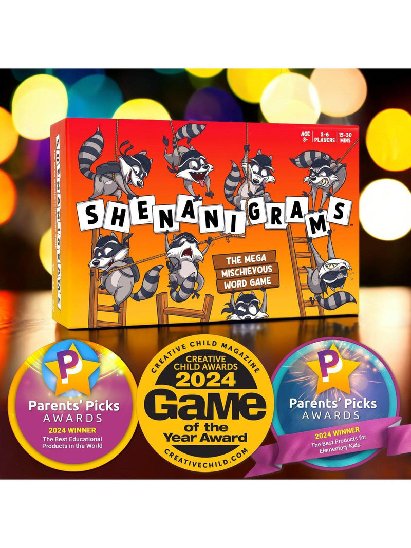 Happy Yeti Games tile-based word game for ages 8 plus - British product