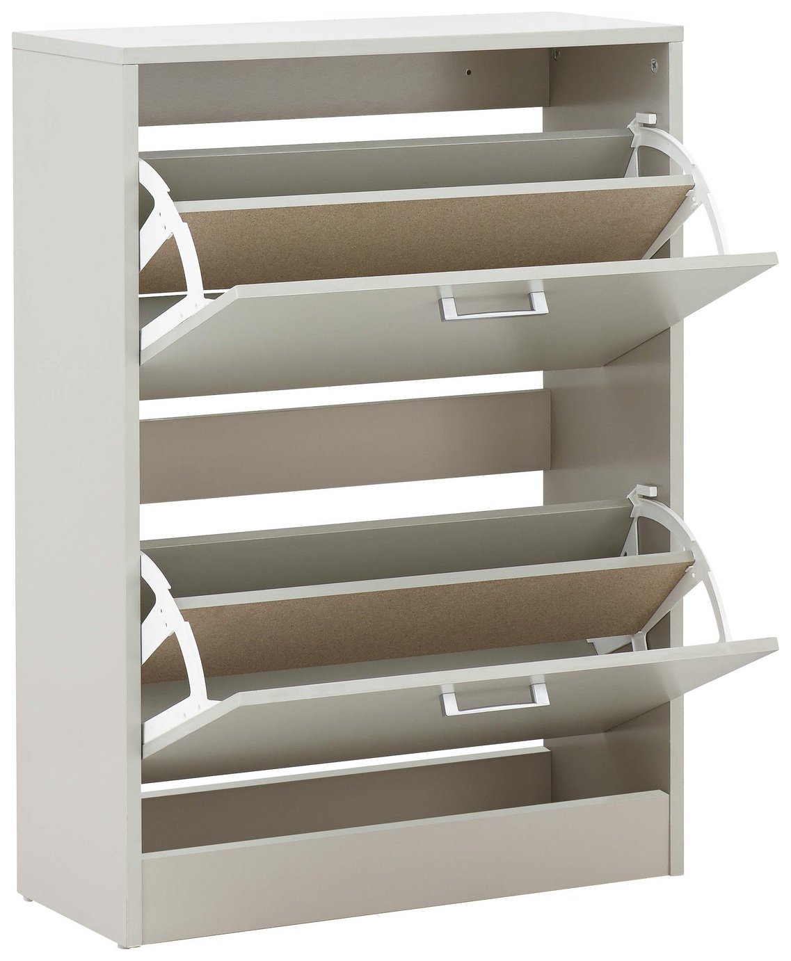 GFW Stirling Shoe Storage Cabinet - Grey